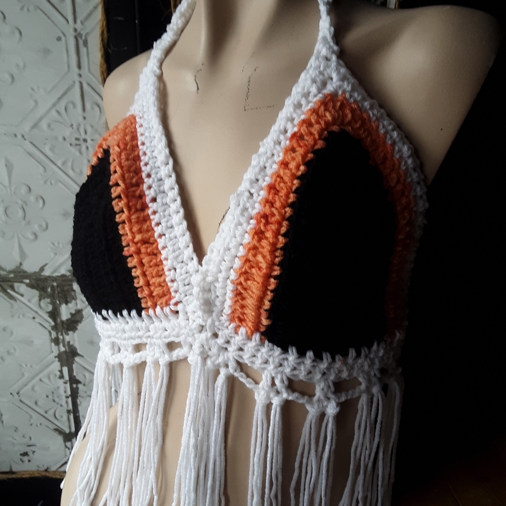 Crochet halter top